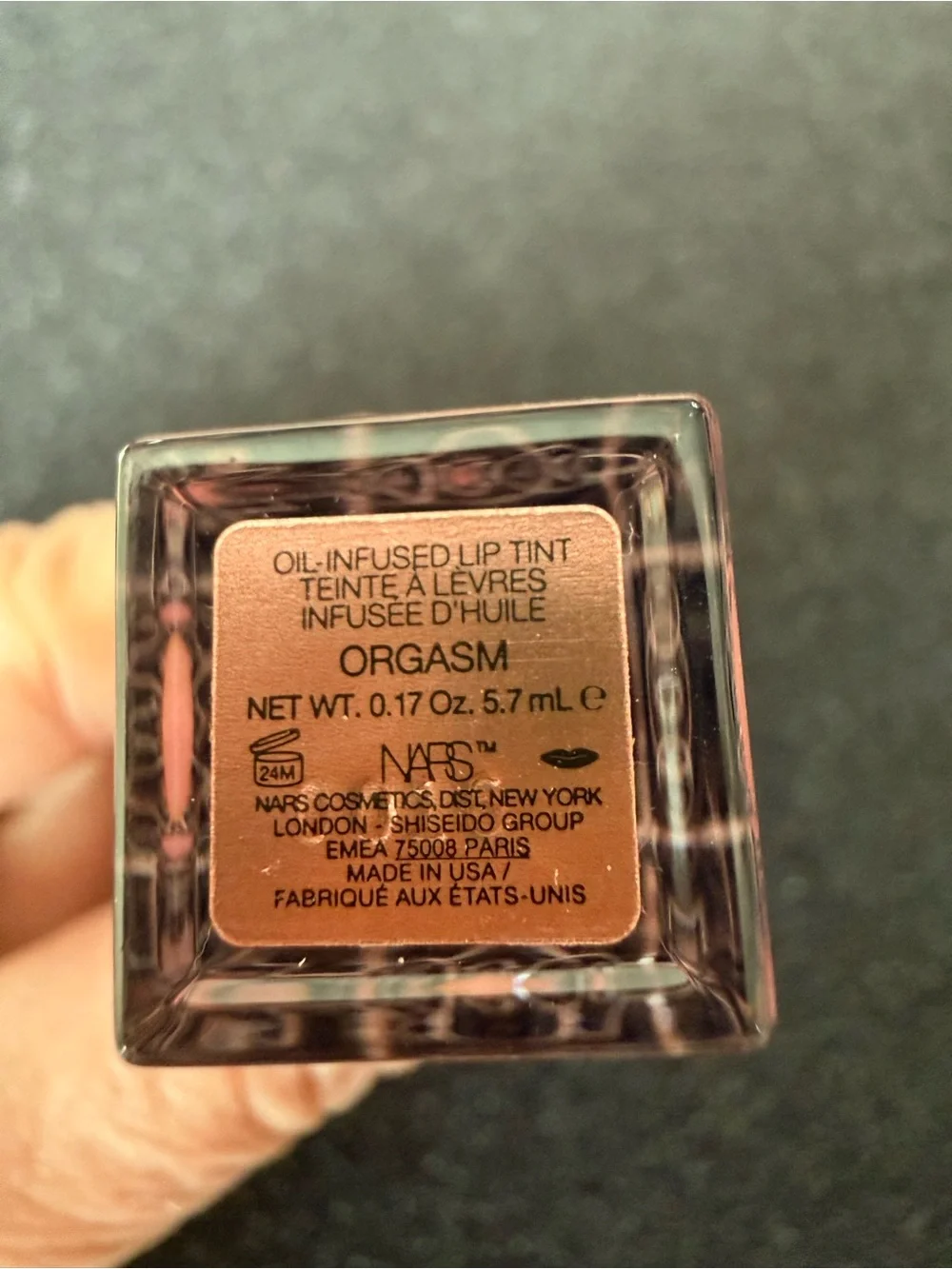 NARS oil infused lip tint - Orgasm